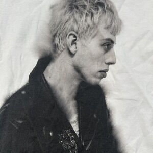 Haiden Henderson Shirt Mens Medium White Graphic Photo Tee As Colour Music